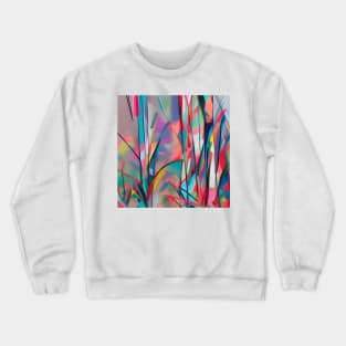 Stained Glass Grass Crewneck Sweatshirt